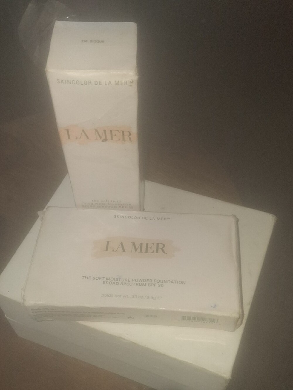 La Mer Cream & White Makeup Foundation Set - Picture 2 of 9